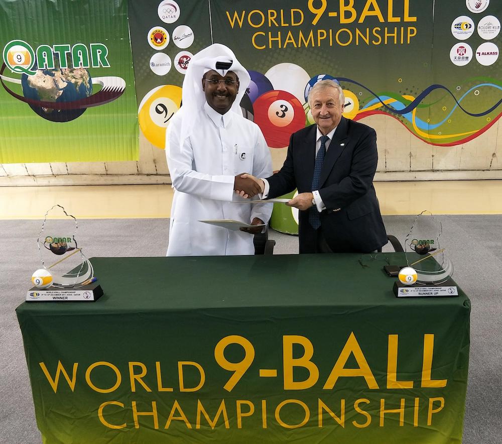 WPA Pool | THE WORLD 9-BALL CHAMPIONSHIP TO STAY IN QATAR FOR ANOTHER FOUR YEARS