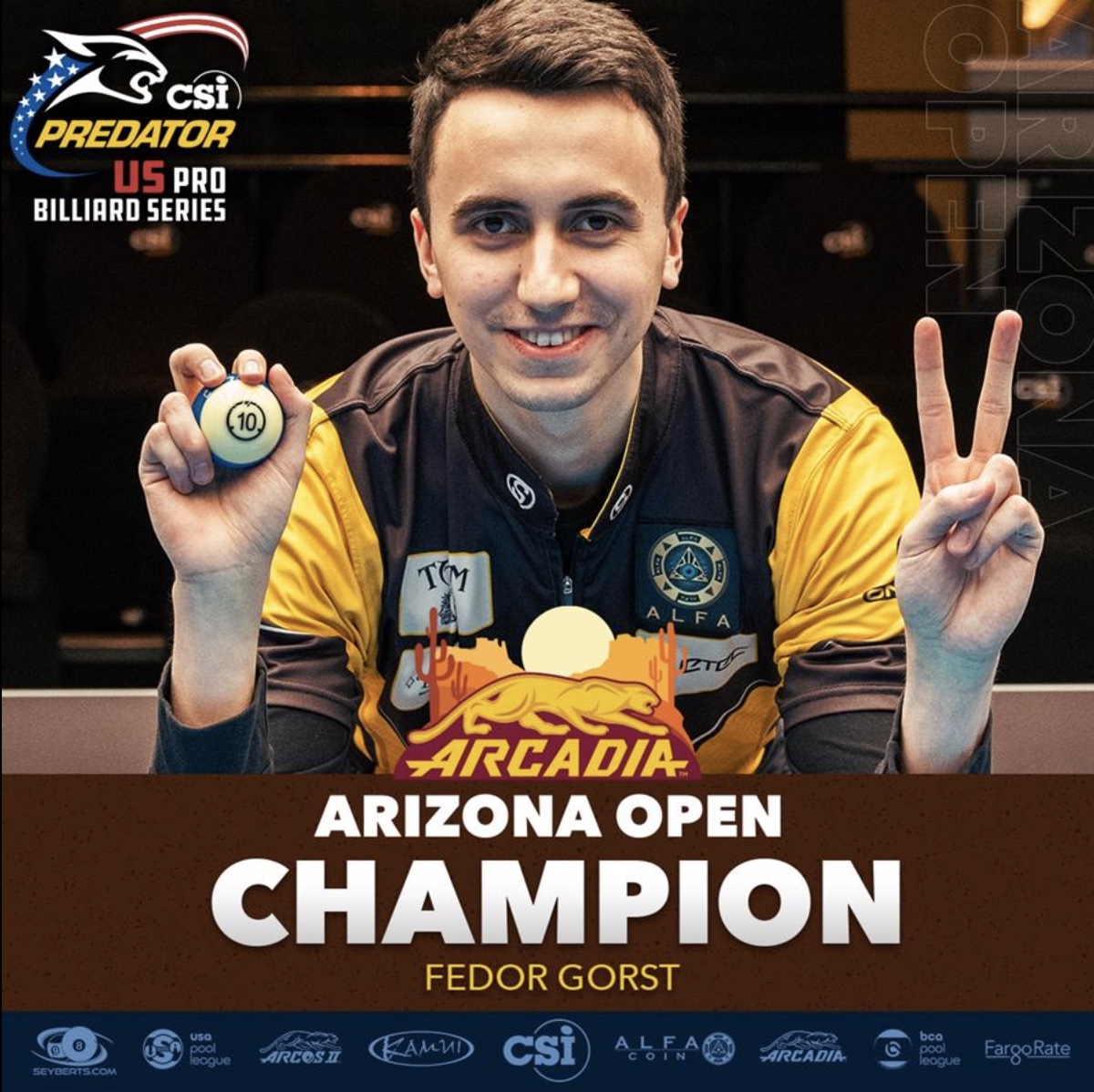 Gorst Repeats as Arcadia Arizona Open Champion