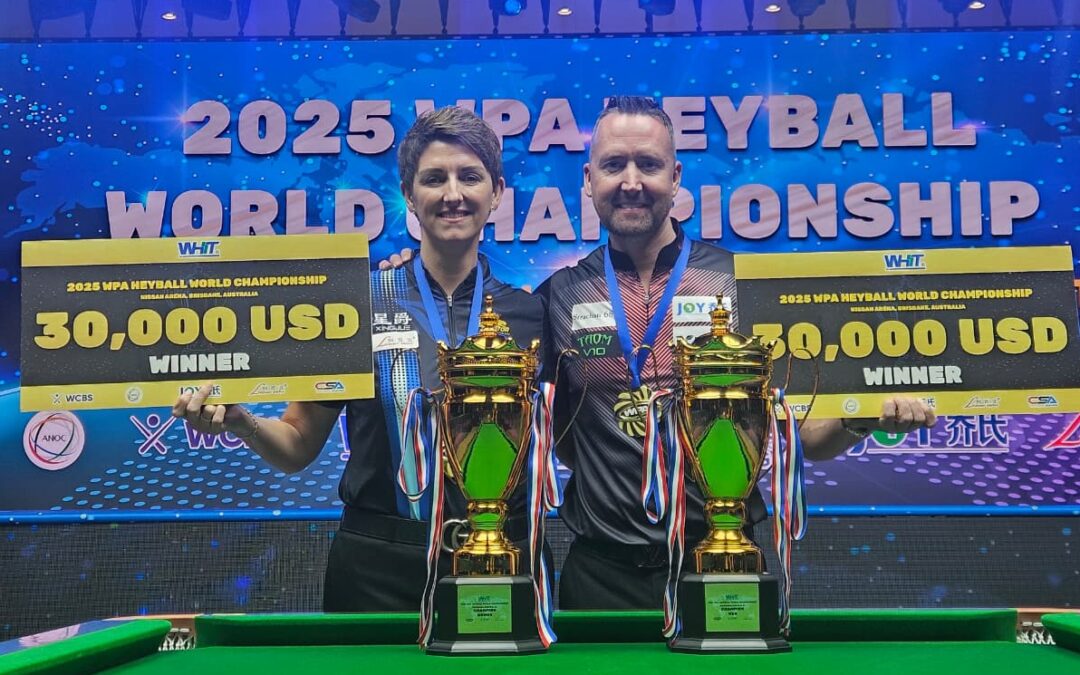 Gareth Potts and Kelly Fisher Crowned 2025 WPA Heyball World Champions