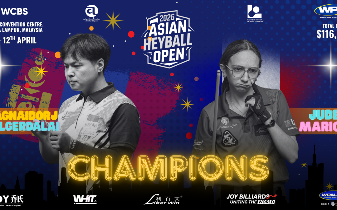 Asian Heyball Open 2026 Concludes with Global Champions Crowned; Focus Shifts to Asian Heyball Championship