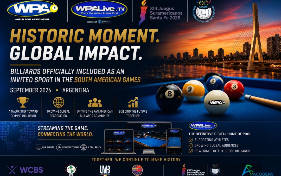 World Pool Association Celebrates Historic Inclusion of Billiards in South American Games