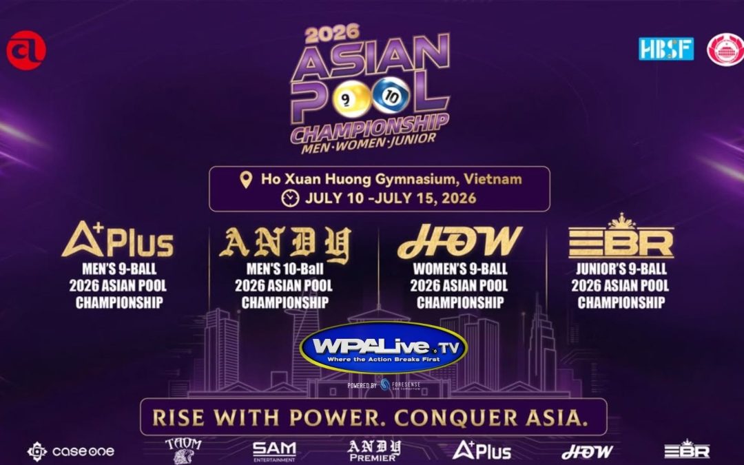 2026 Asian Pool Championships Stage 2 Begins Today in Ho Chi Minh City