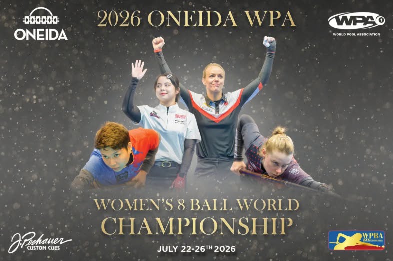 World’s Best Women Set for 2026 Oneida WPA Women’s World 8-Ball Championship in Green Bay